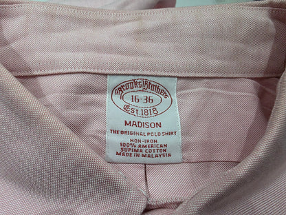 Camisa Brooks Brothers Grande 16-36 Madison Rosa