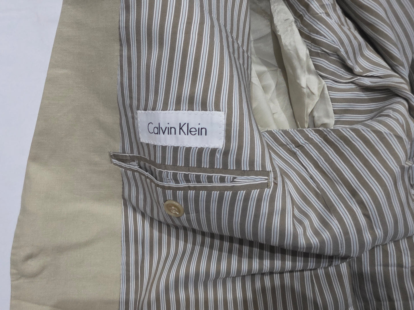 Saco Calvin Klein 42r Cafe Claro