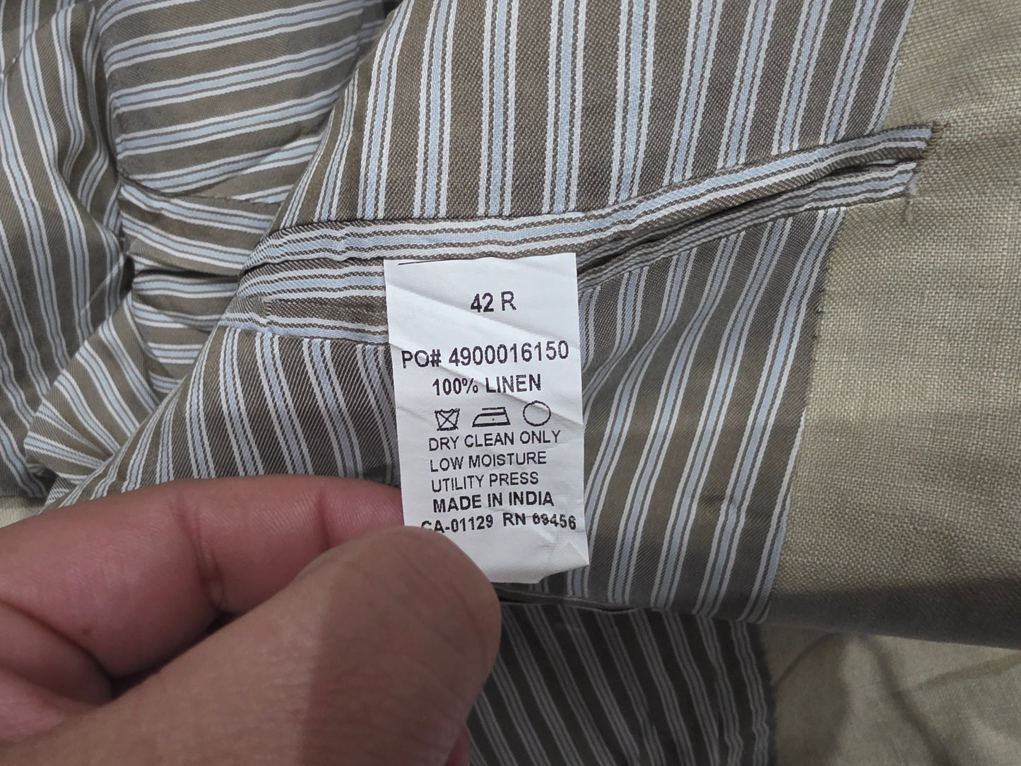Saco Calvin Klein 42r Cafe Claro