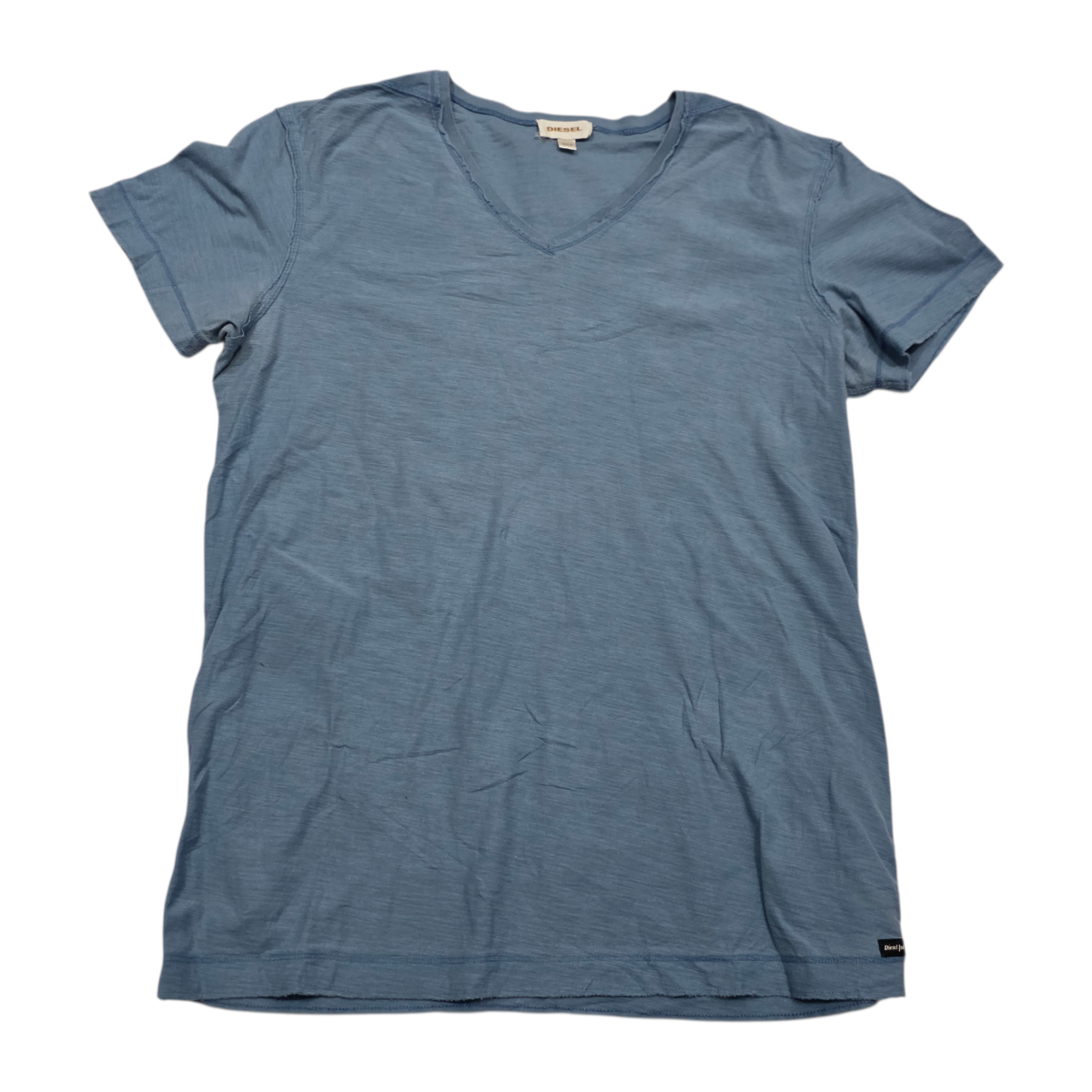 Playera Diesel Xgrande Xl Azul Metalico