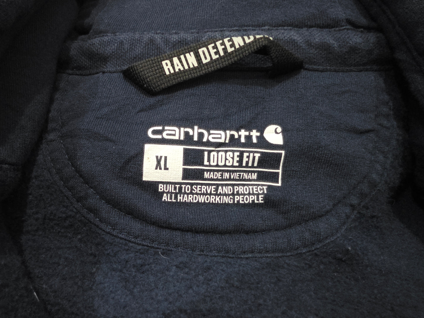 Sudadera Carhartt Xgrande Xl Loose Fit Azul Rain Defender