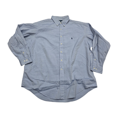 Camisa Ralph Lauren Xgrande Xl 17 1/2 34-35 Yarmouth Azul