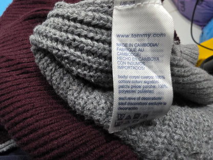 Sueter Tommy Hilfiger 2xl Vino Y Azul