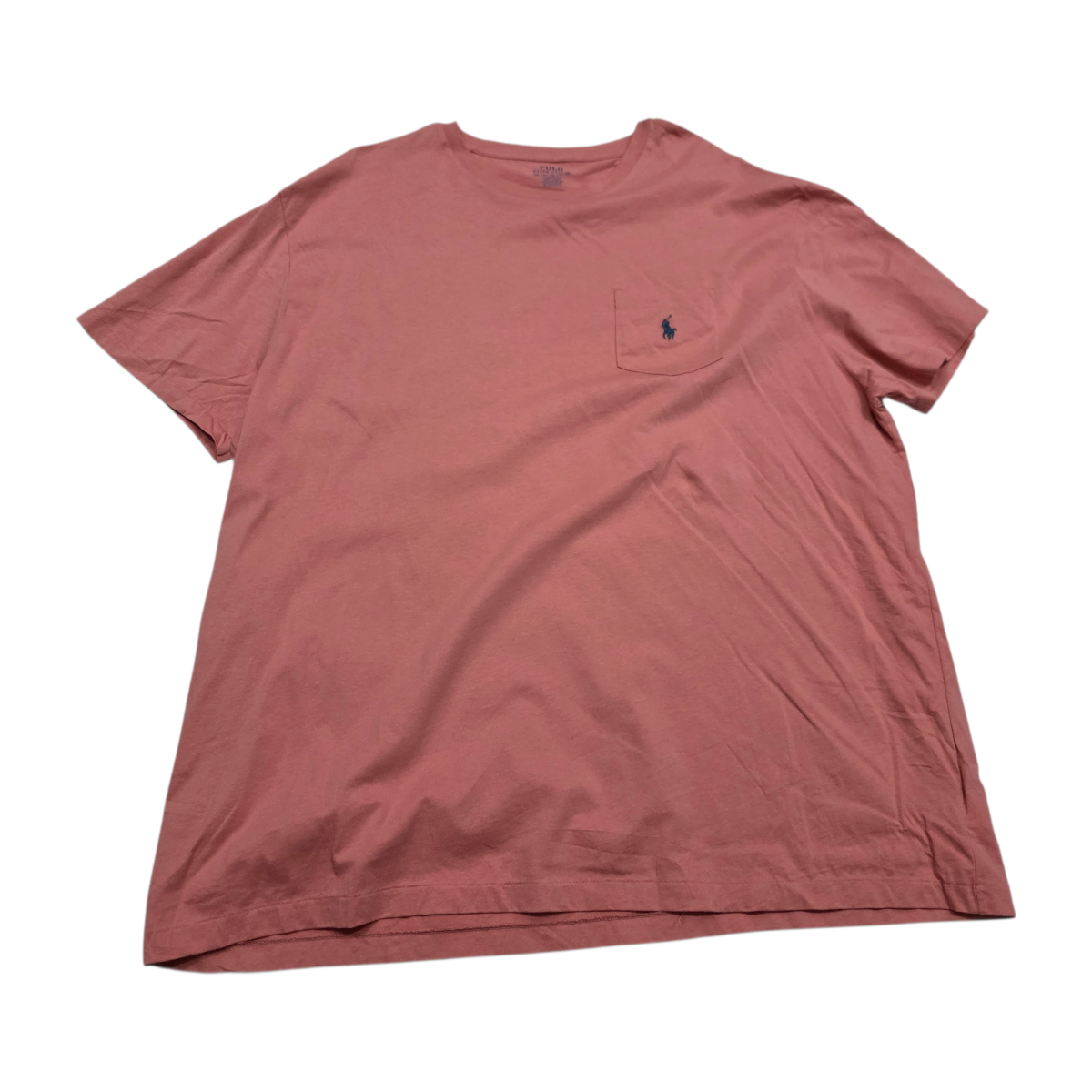 Playera Ralph Lauren 2xl Classic Fit Coral Deslavado