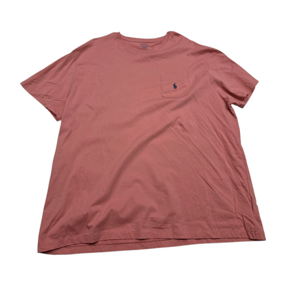 Playera Ralph Lauren 2xl Classic Fit Coral Deslavado