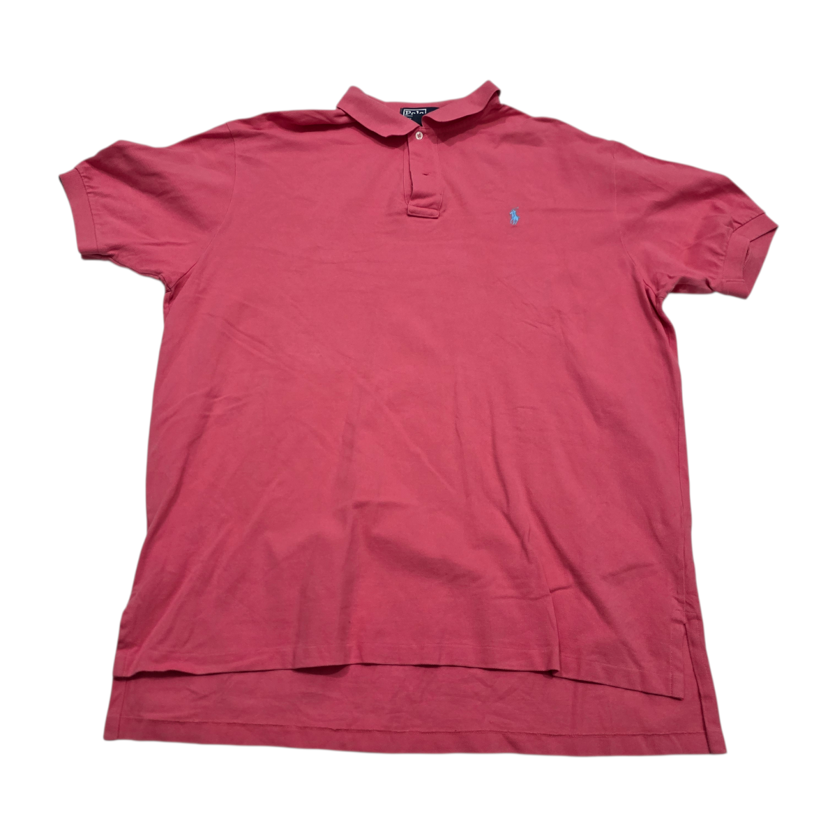 Playera Polo Ralph Lauren 2xl Rosa Pony Azul