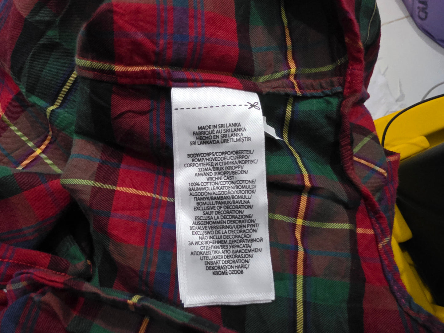 Camisa Ralph Lauren 2xl Classic Fit Cuadro Rojo Y Verde