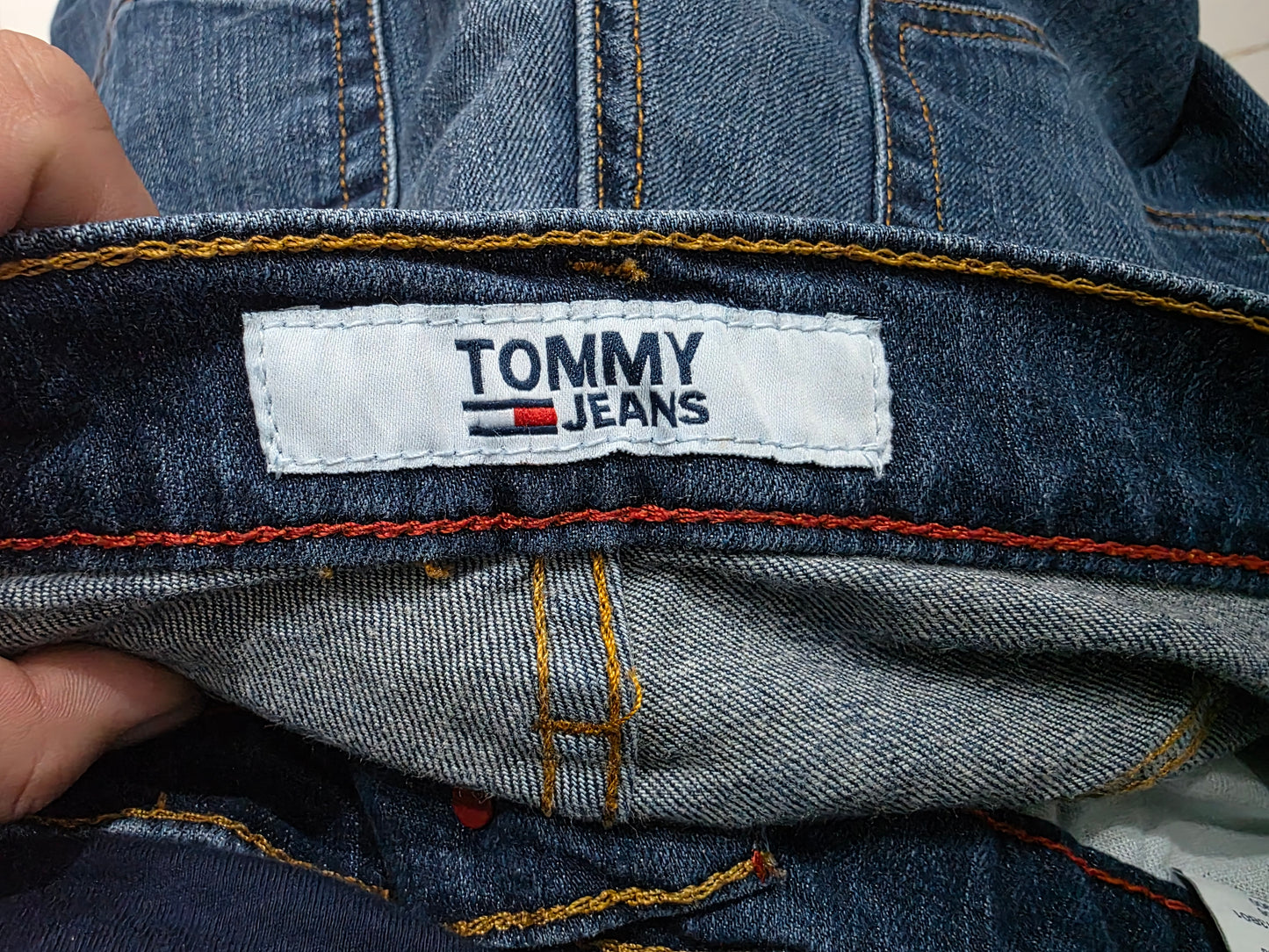Pantalon Tommy Hilfiger 29x30 Slimfit Azul