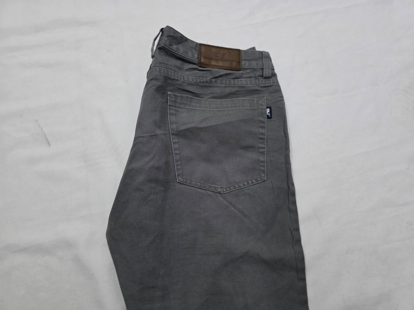 Pantalon Vineyard Vines 32x30 Recto Gris Descolorido