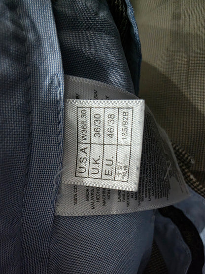 Pantalon Brooks Brothers 36x30 Cafe Recto