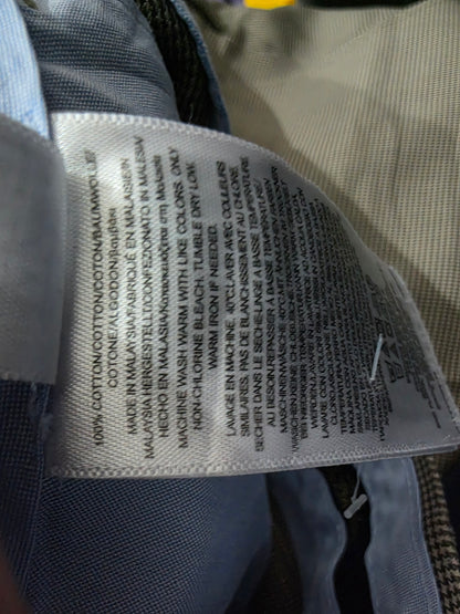 Pantalon Brooks Brothers 36x30 Cafe Recto