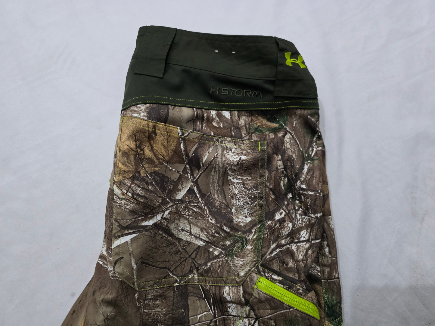 Pantalon Under Armour 36x32 Deportivo Camuflaje Cafe