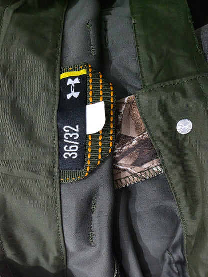 Pantalon Under Armour 36x32 Deportivo Camuflaje Cafe