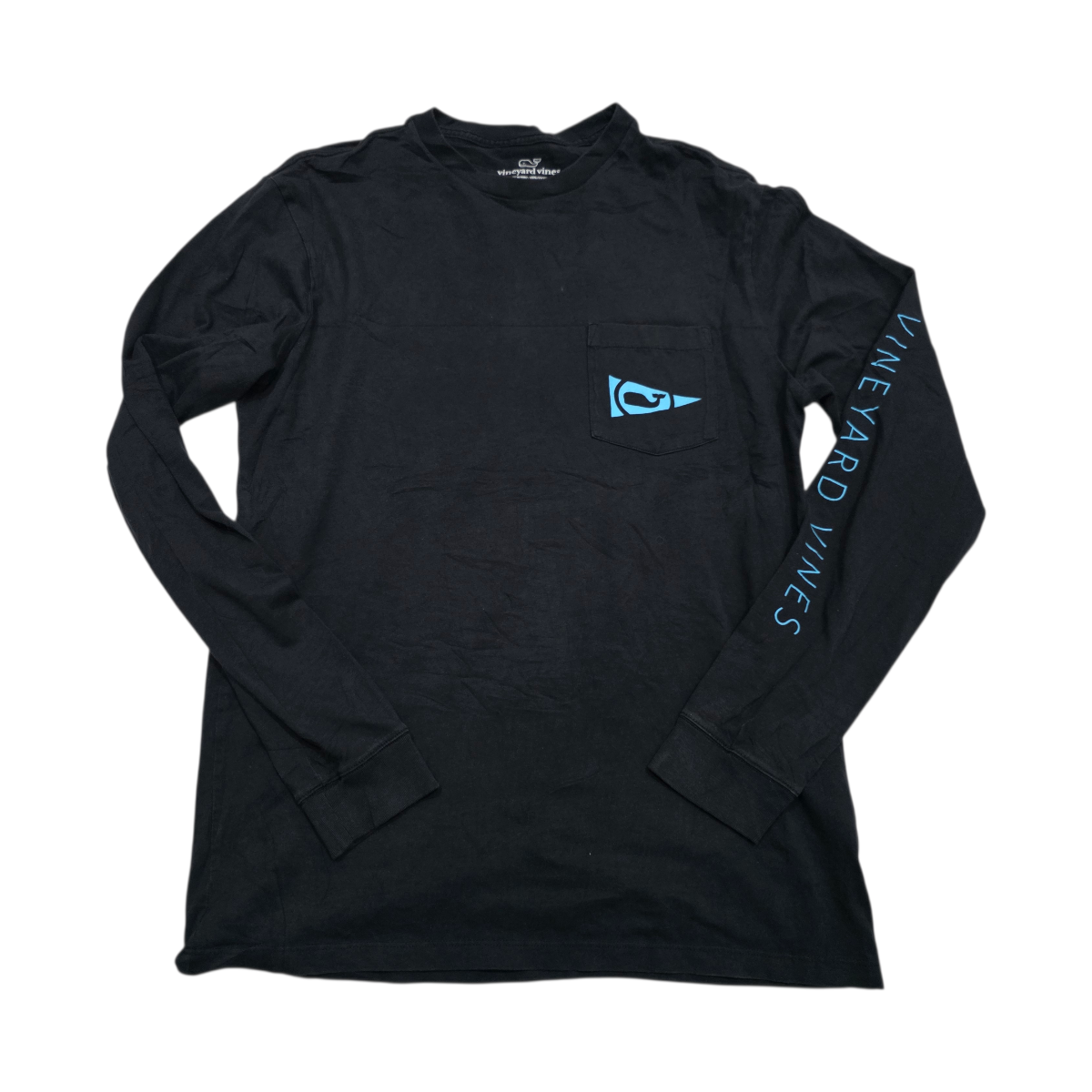 Playera Manga Larga Vineyard Vines Chico S Negro