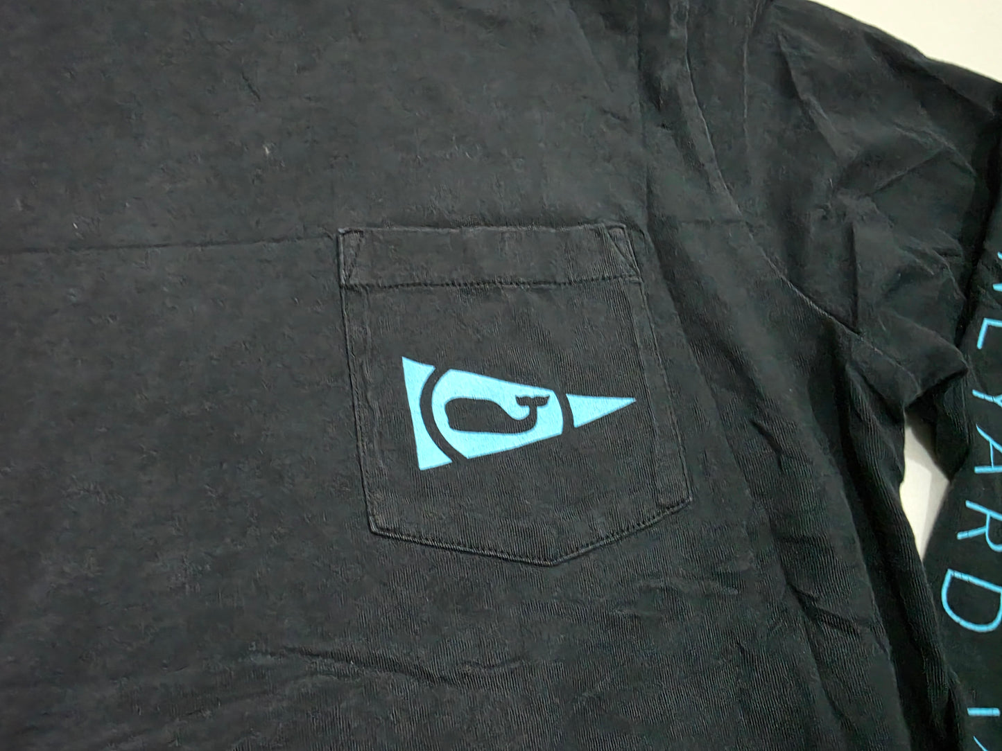 Playera Manga Larga Vineyard Vines Chico S Negro