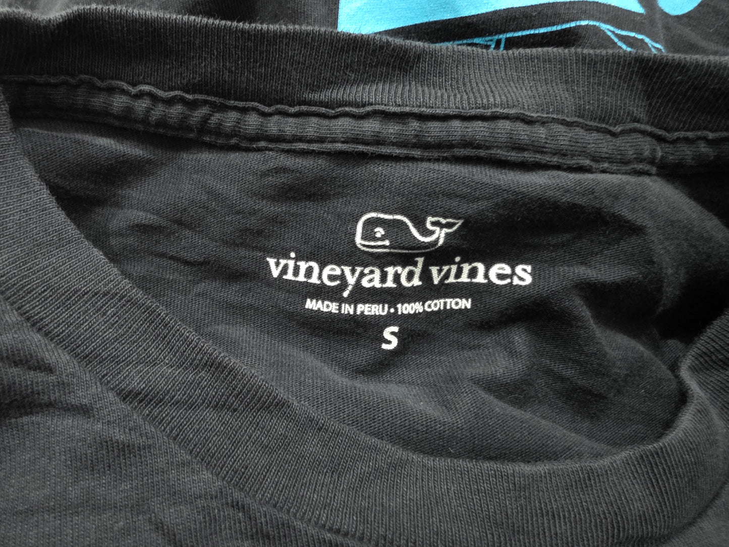 Playera Manga Larga Vineyard Vines Chico S Negro
