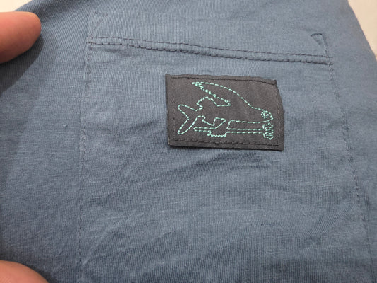 Playera Patagonia Mediana M Azul