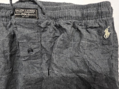 Pijama Ralph Lauren Grande L Gris Cuadro