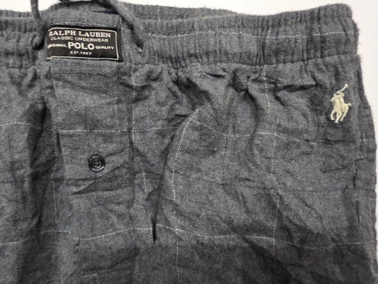 Pijama Ralph Lauren Grande L Gris Cuadro
