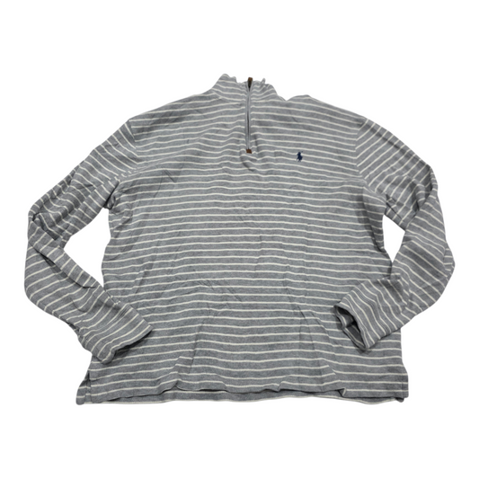 Sueter Ralph Lauren Grande L Gris Lineas