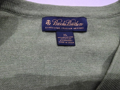 Sueter Brooks Brothers Xgrande Xl Verde Cuello V