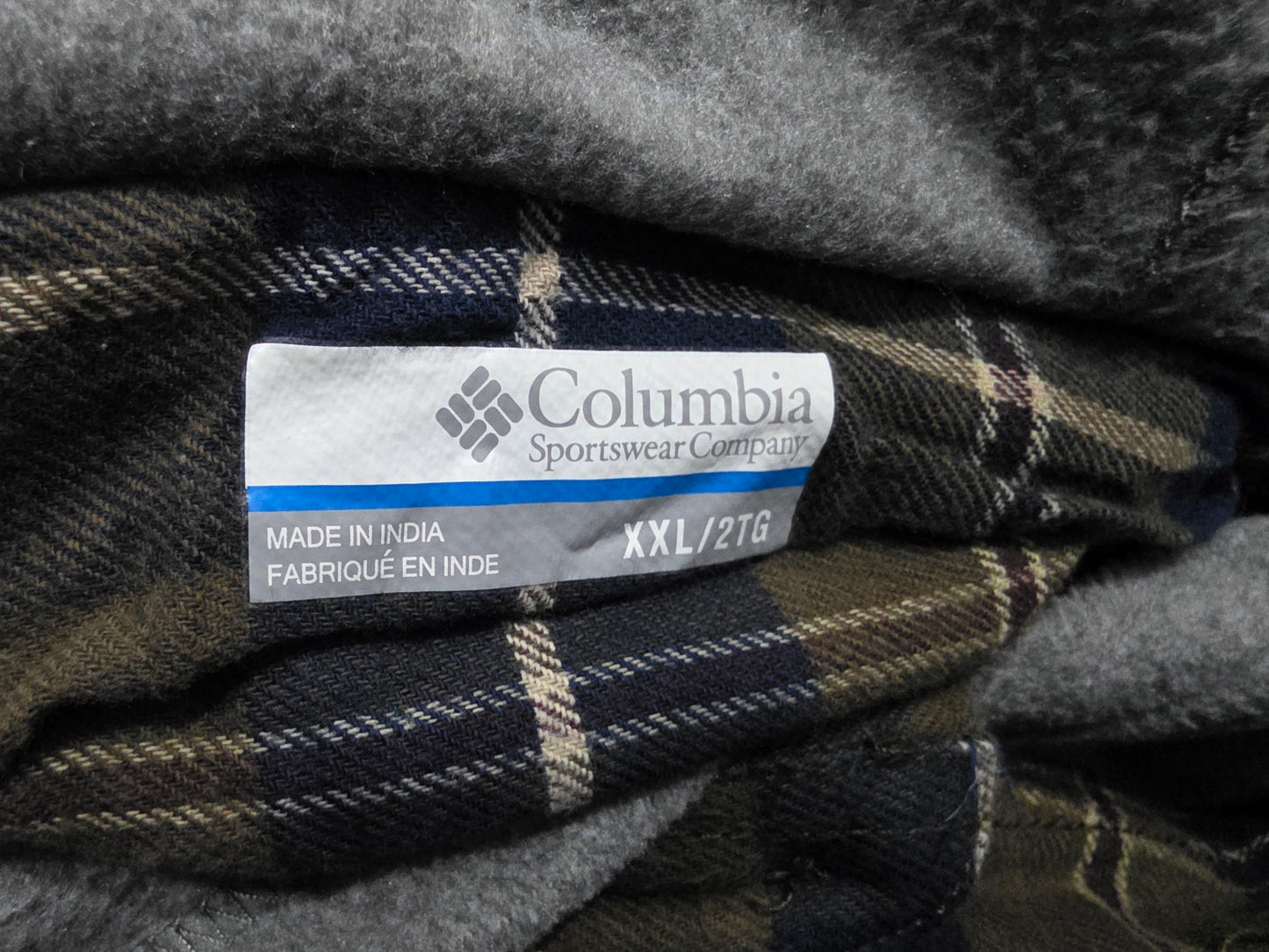 Camisa Columbia 2xl Cuadro Verde Y Gorro
