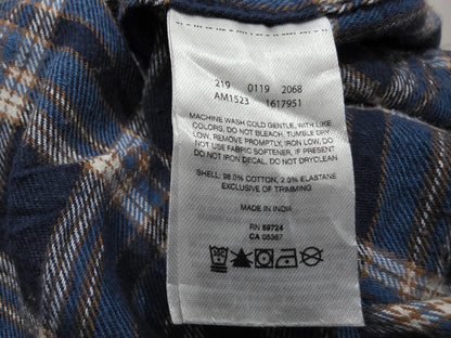Camisa Columbia 2xl Cuadro Azul Franela