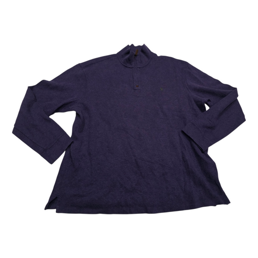 Sueter Ralph Lauren 2xl Morado Pony Verde Cierre Corto