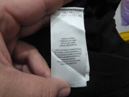 Sueter Ralph Lauren 2xl Negro Pony Rojo Delgado