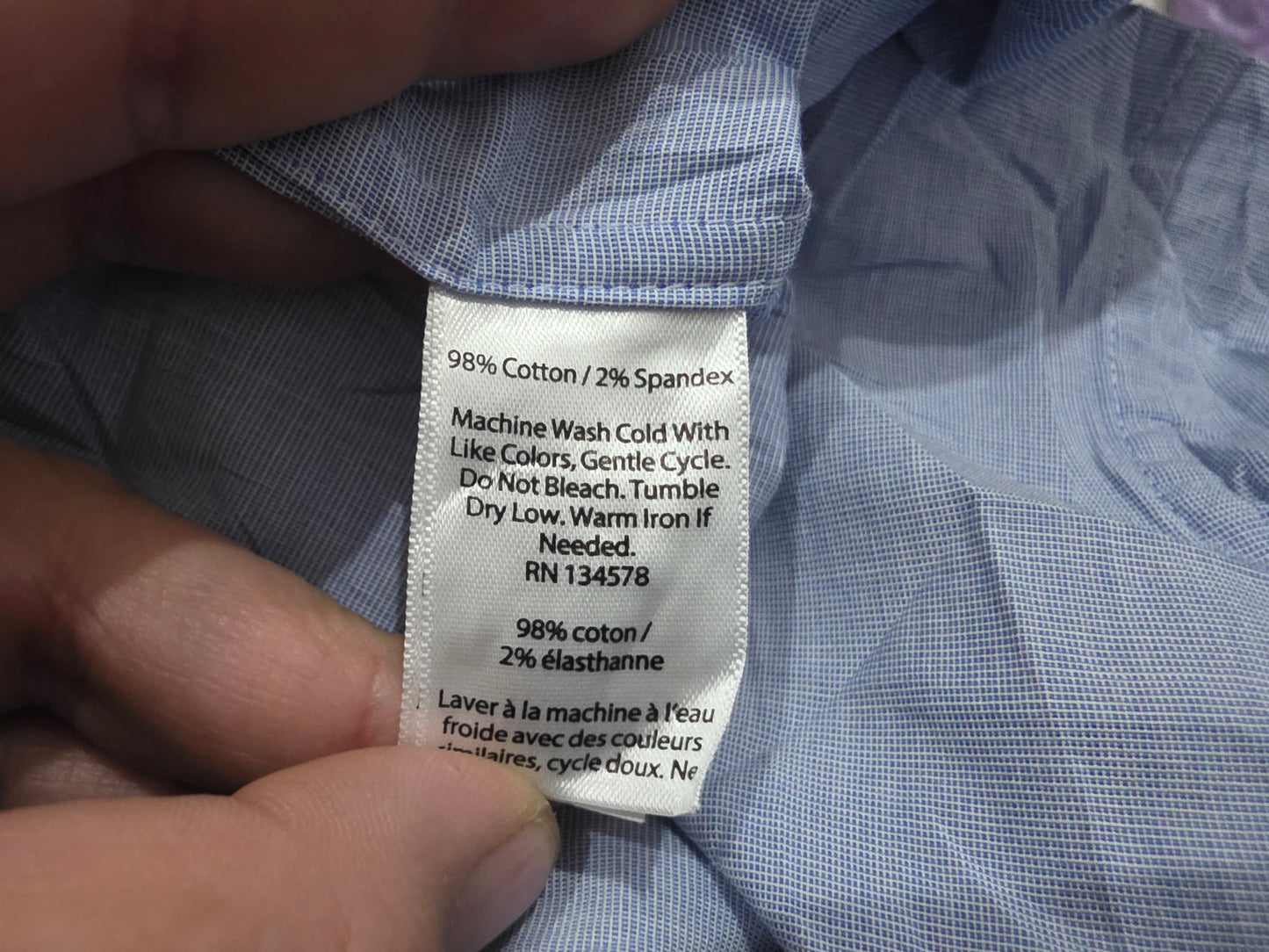 Camisa Vineyard Vines Chico S Classic Fit Azul