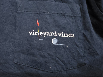 Playera Manga Larga Vineyard Vines M Azul Golf