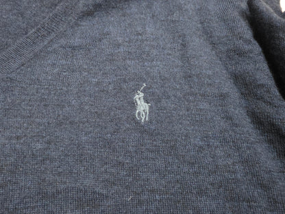 Sueter Ralph Lauren Grande L Azul Lana Lavable