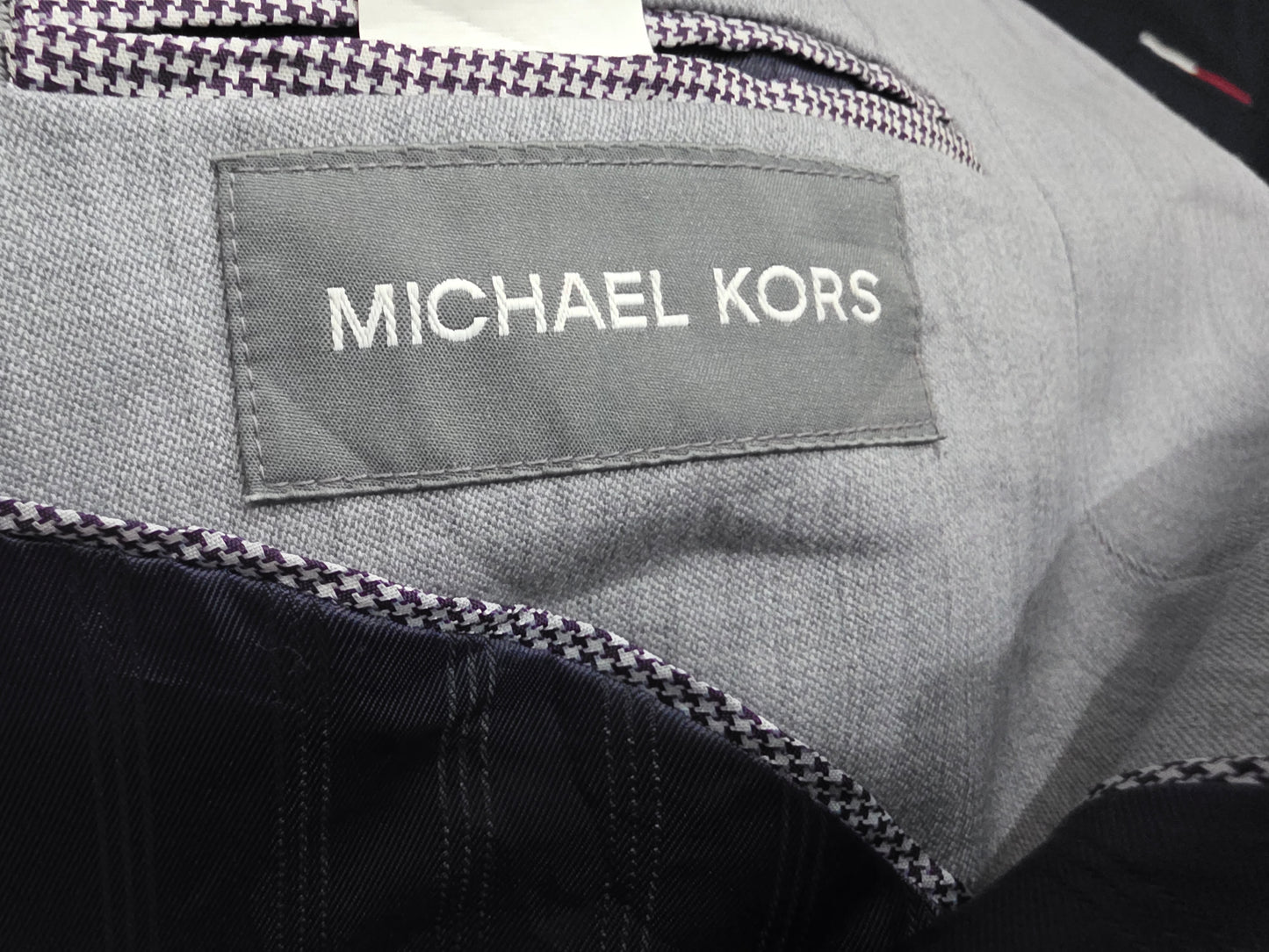 Saco Michael Kors 39l Slimfit Gris Gris Lisa 39l