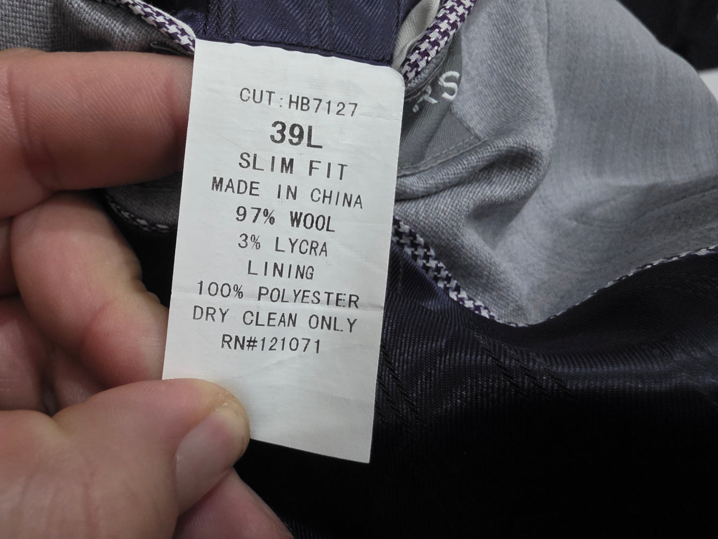 Saco Michael Kors 39l Slimfit Gris Gris Lisa 39l