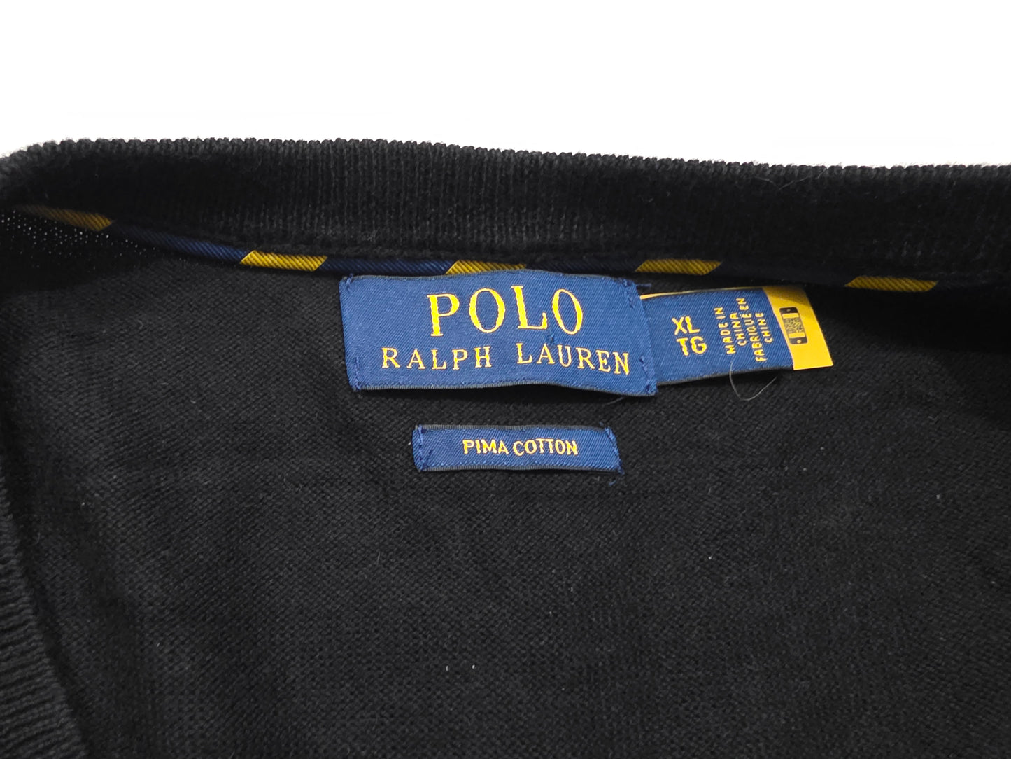 Sueter Ralph Lauren Xgrande Xl Negro Pony Rojo