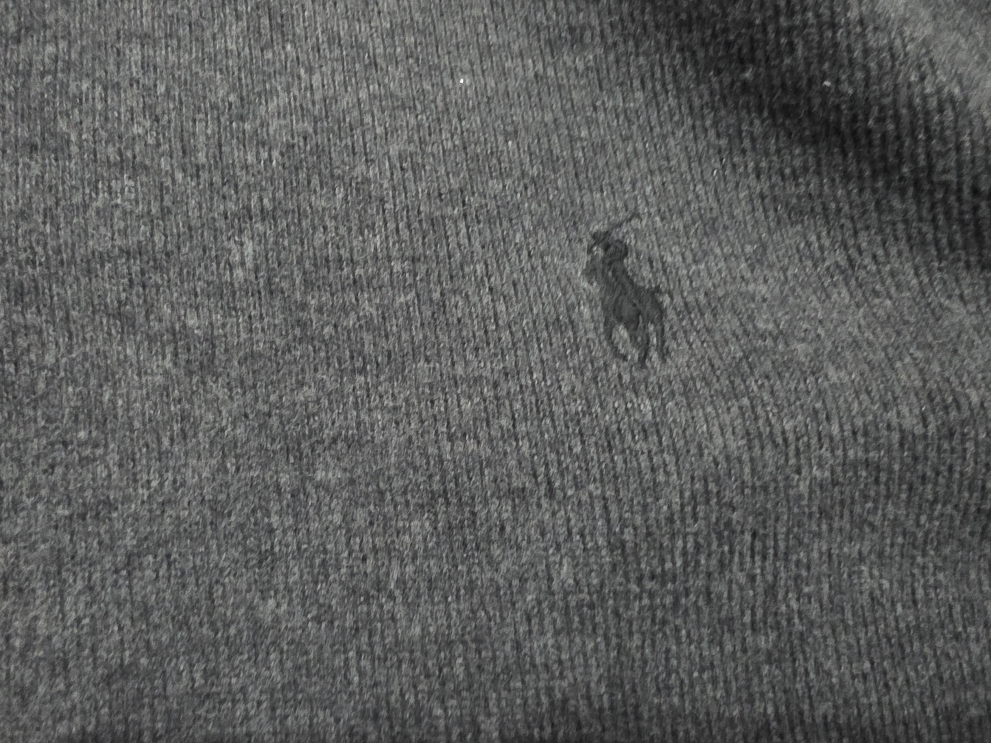 Sueter Ralph Lauren Xgrande Xl Gris Pony Negro