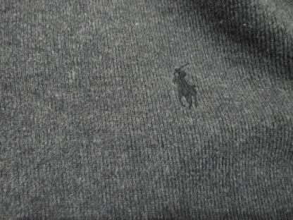 Sueter Ralph Lauren Xgrande Xl Gris Pony Negro