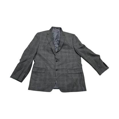 Saco Michael Kors 44s Gris Cuadro Gris Lisa 44s