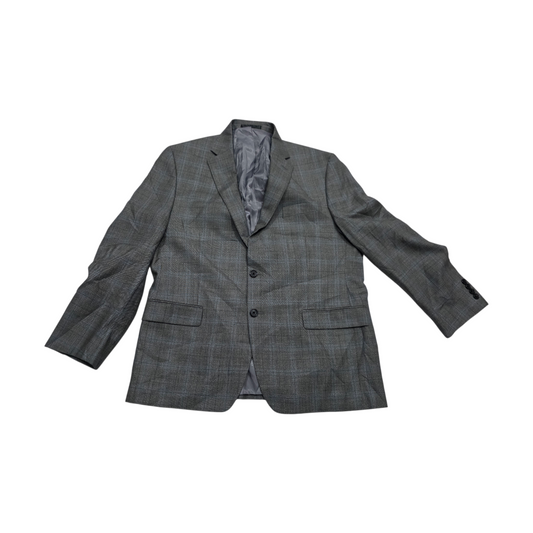 Saco Michael Kors 44s Gris Cuadro Gris Lisa 44s