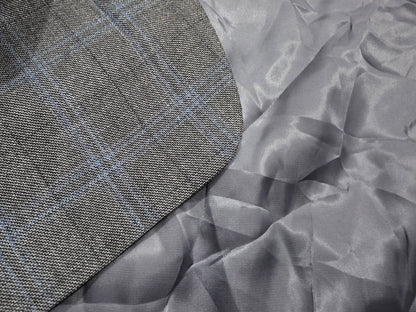 Saco Michael Kors 44s Gris Cuadro Gris Lisa 44s