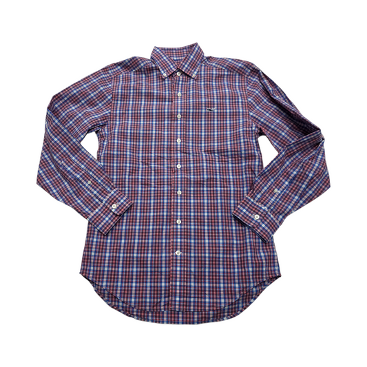 Camisa Vineyard Vines Xchico Xs Cuadro Rojo Y Azul