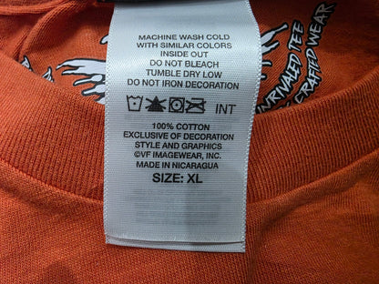 Playera Harley Davidson Xgrande Xl Naranja Capitol