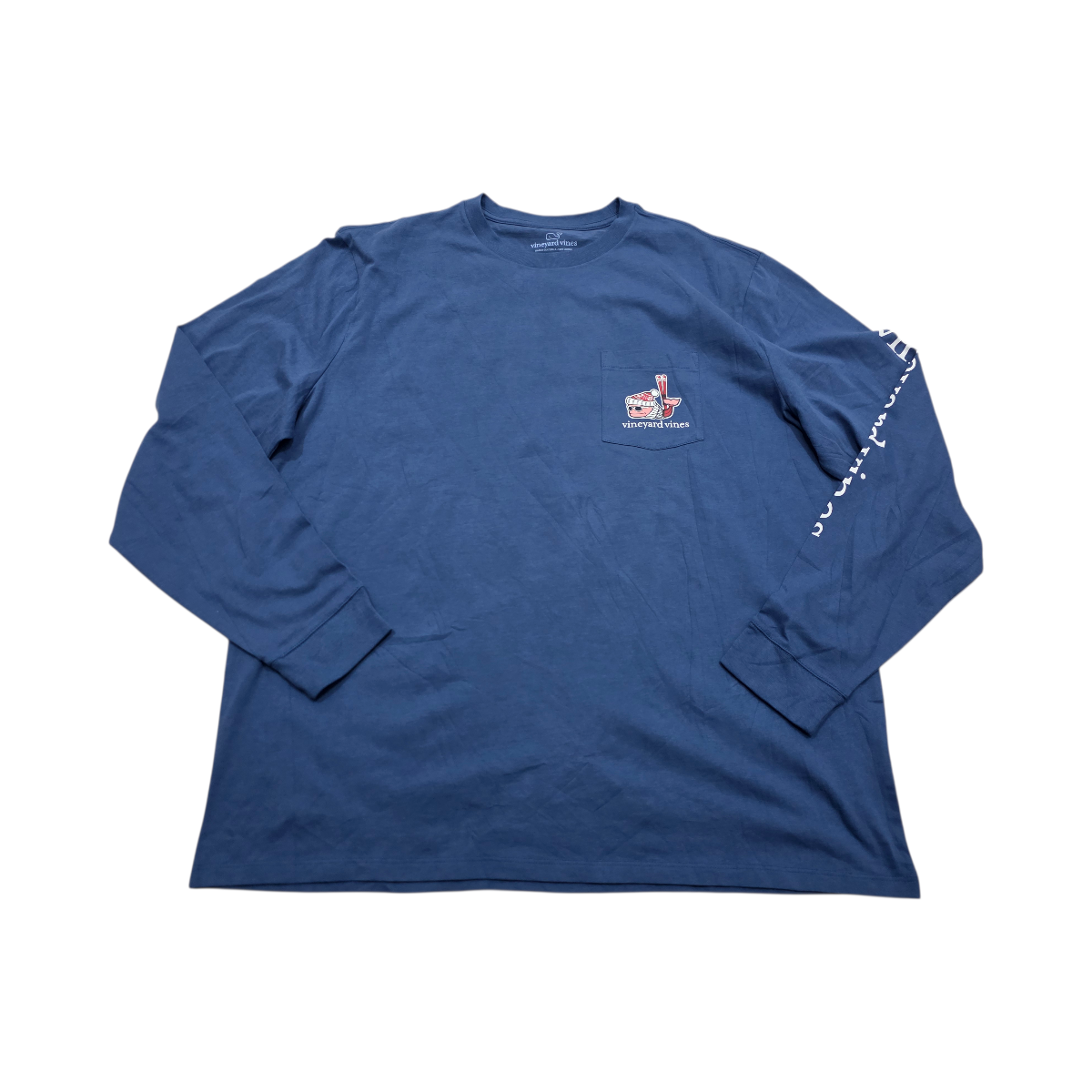 Playera Manga Larga Vineyard Vines Xgrande Xl Azul