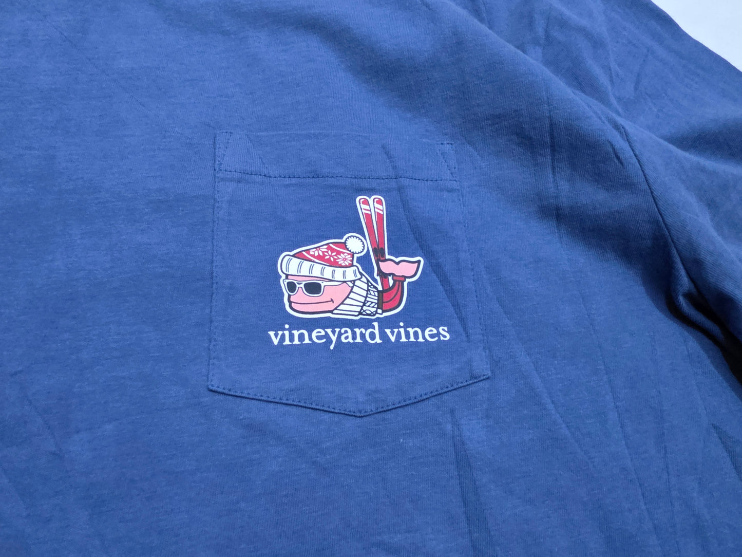 Playera Manga Larga Vineyard Vines Xgrande Xl Azul