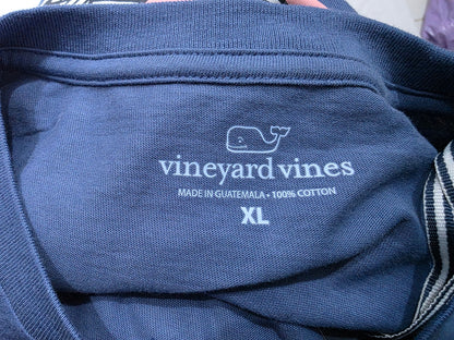 Playera Manga Larga Vineyard Vines Xgrande Xl Azul
