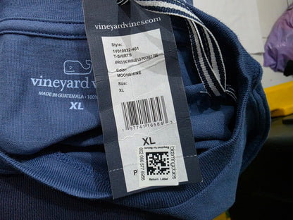 Playera Manga Larga Vineyard Vines Xgrande Xl Azul