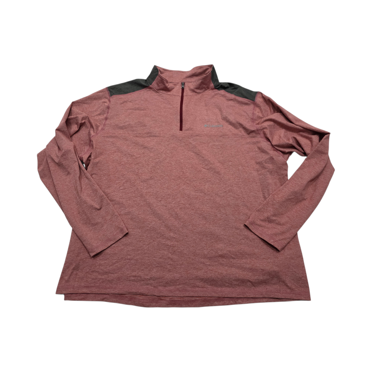 Playera Con Cierre Columbia 2xl Vino