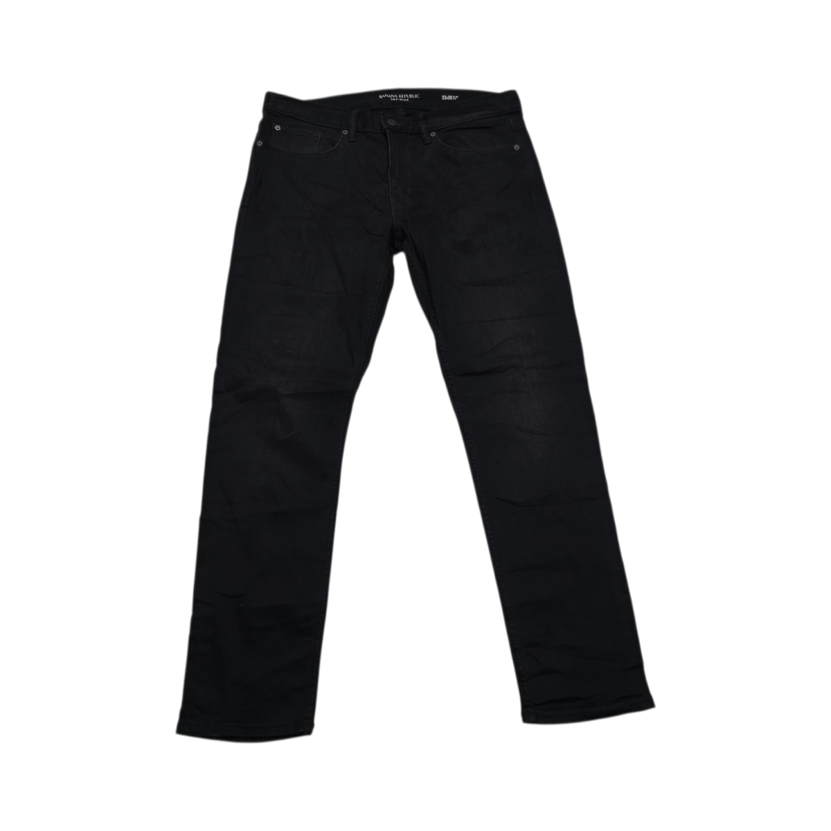 Banana Republic 32x30 Slimfit Traveler Negro