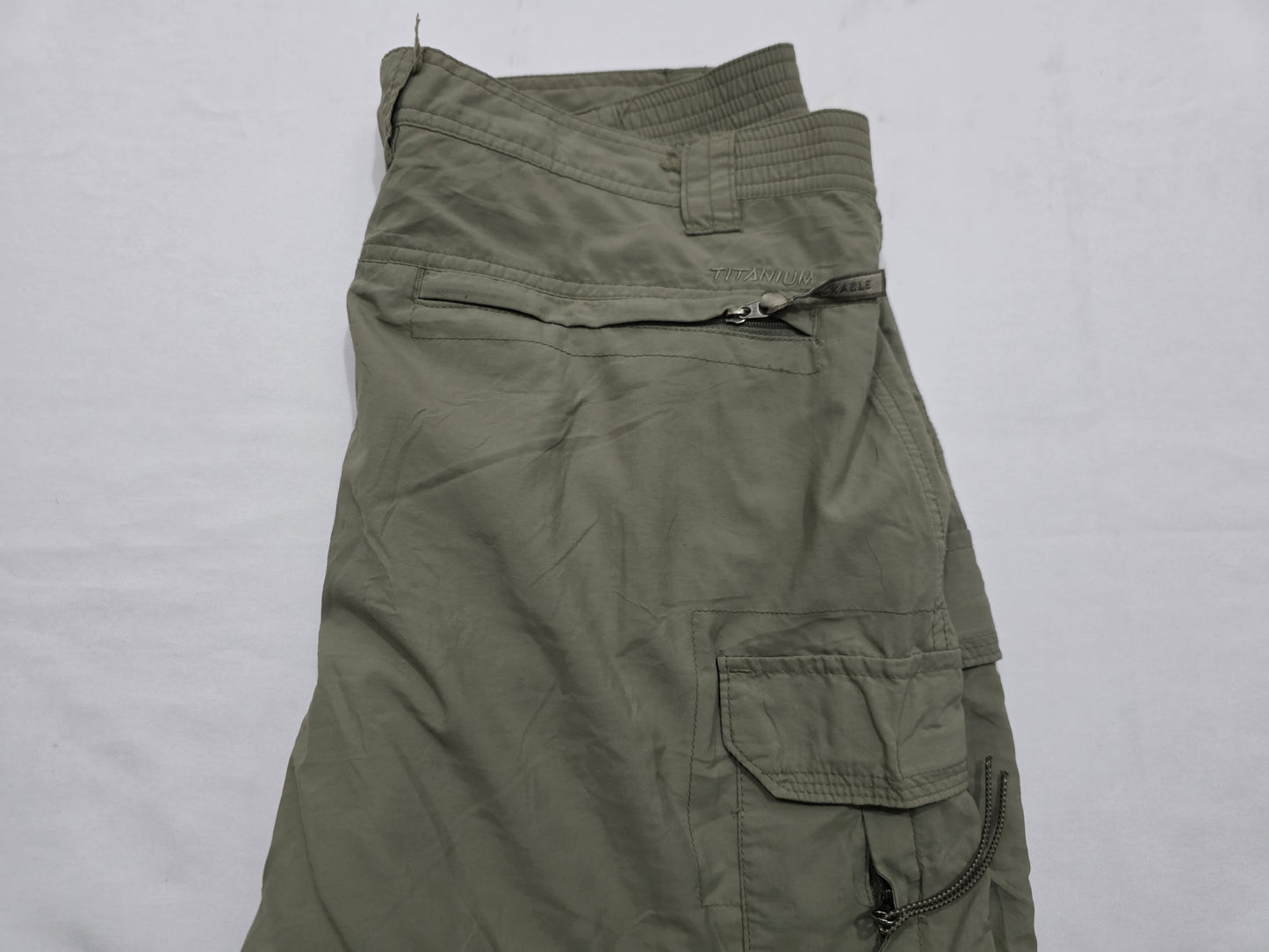 Pantalon Convertible Columbia Mediana M Verde