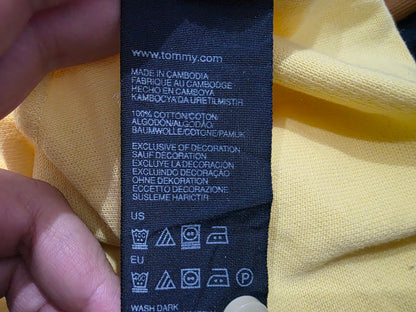 Playera Polo Tommy Hilfiger Xchico Xs Amarillo